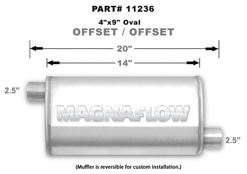 MagnaFlow 11236 Muffler 2.5