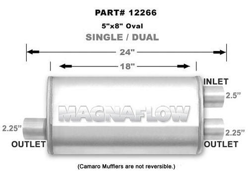 MagnaFlow 12266 Muffler 2.5