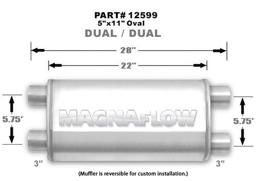 MagnaFlow 12599 Muffler   3