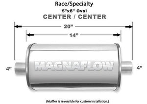 MagnaFlow 14153 Race Muffler 4" In/Out