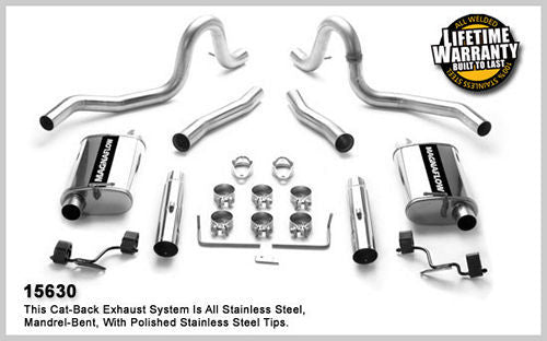 MagnaFlow 15630 87-93 Mustang LX 5.0L Cat-Back Exhaust System