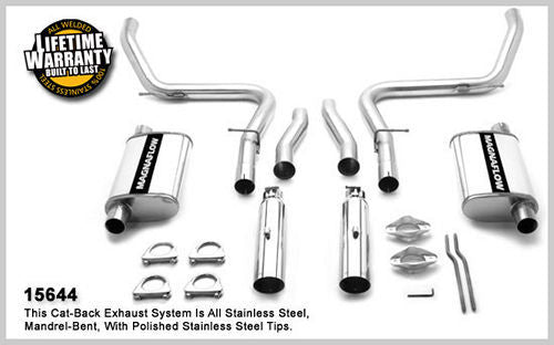 MagnaFlow 15644 99-04 Mustang Cobra 4.6L Cat-Back Exhaust System