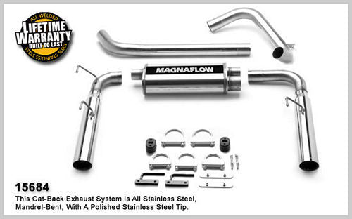 MagnaFlow 15684 98-02 Camaro/Firebird 5.7L Cat-Back Exhaust System