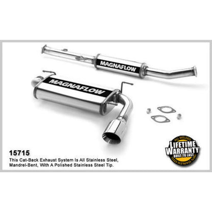 MagnaFlow Exhaust Part/Component Cat-Back 15715 (Dimensions Diagram)