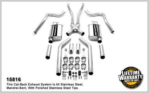 MagnaFlow 15816 67-70   Mustang V8 Dual Exhaust System