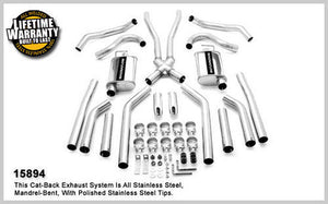 MagnaFlow 15894 68-72 GM A Body 2.5" Dual Exhaust System