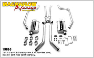 MagnaFlow 15896 67-69 GM F Body 2.5" Dual Exhaust System