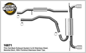 MagnaFlow 16871 07-14 Ford Edge 2.0/3.5L Cat-Back Exhaust System