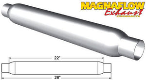 MagnaFlow 18135 Glass Pack Muffler 2.25" Aluminized Medium