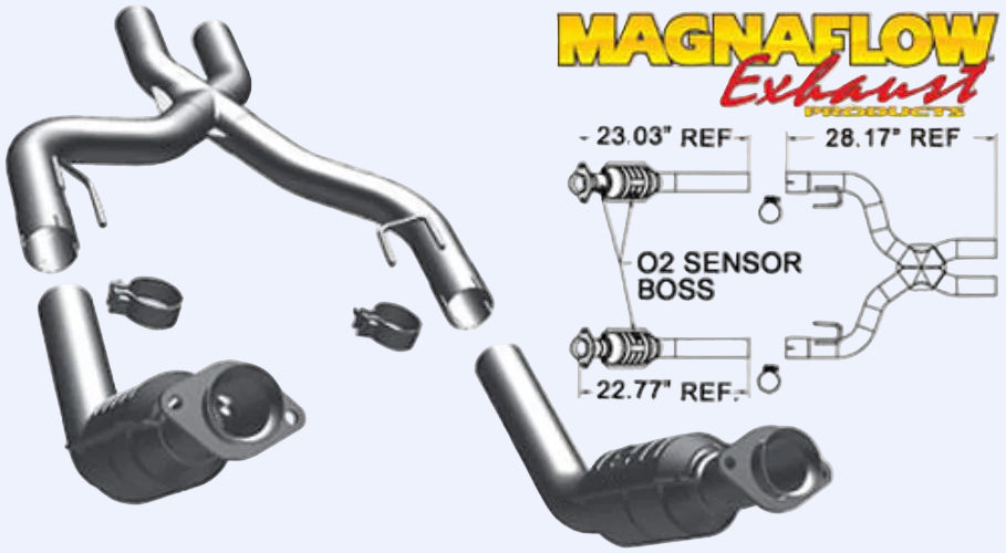 MagnaFlow Cat Converter 49239, 2007-09 Mustang 5.4L