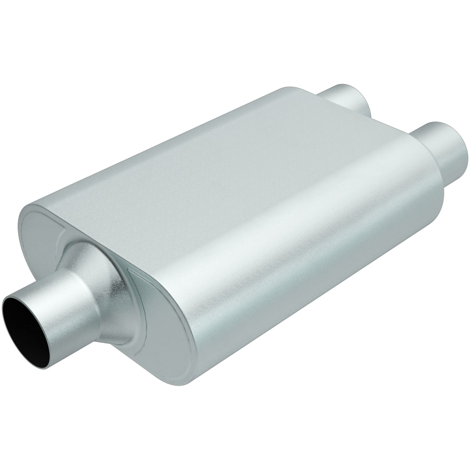 MagnaFlow R20402 Rumble Aluminized Muffler 3" Center/Dual 2.5 Out