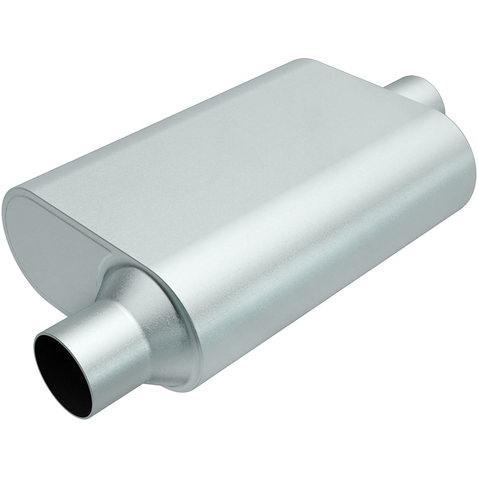 MagnaFlow R23041 Rumble Aluminized Muffler 3" Offset In/Center Out