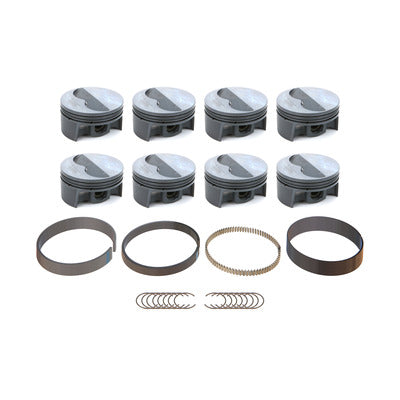 Mahle BBC Flat Top Powerpak Piston Set 4.350 Bore -8.1cc 929962550