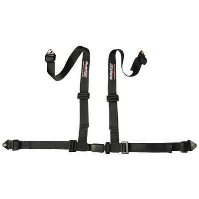 Mastercraft Seat Belt Restraint 2" 4 Point Bolt-In Black 114004