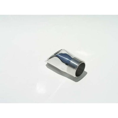 Meziere Fitting Adapter 45-Degree w/1" NPT Polished WP1045U