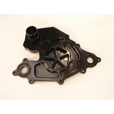 Meziere Hemi H/F Water Pump Back Plate Black WP315S