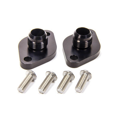 Meziere BBC #12 Water Pump Port Adapters Black (2pk) WP8012ANS