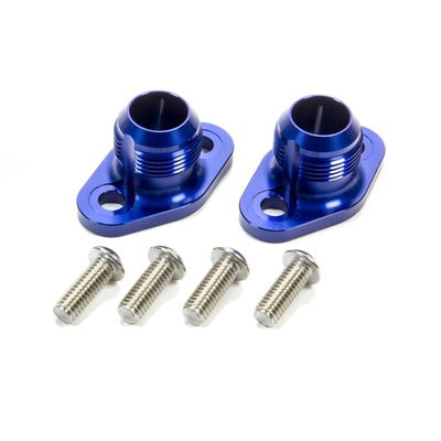 Meziere SBC #16 Water Pump Port Adapters Blue (2pk) WP8116ANB
