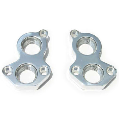 Meziere GM LS Block Adapter Polished WP89U