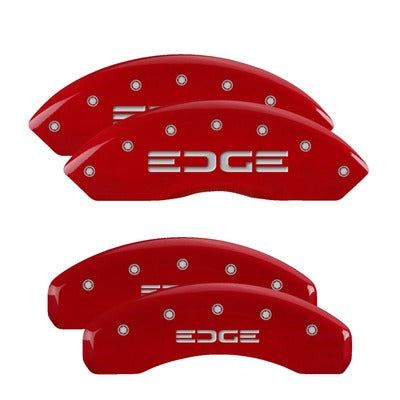 MGP Caliper Cover 11-14 Ford Edge Caliper Covers Red 10119SEDGRD