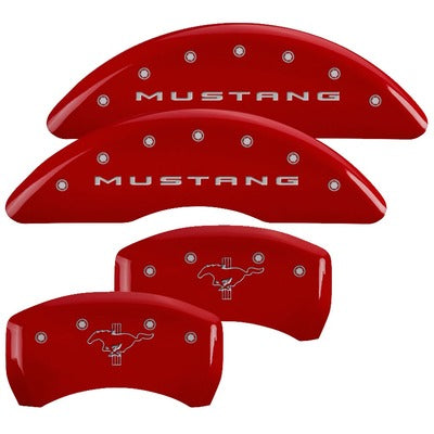 MGP Caliper Cover 15+ Mustang Caliper Covers Red 10200SMB2RD