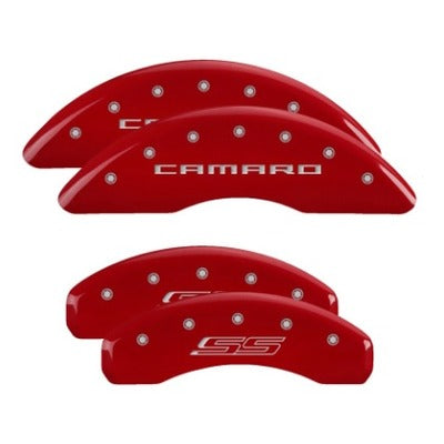 MGP Caliper Cover 16+ Camaro Caliper Covers Red 14241SCS5RD