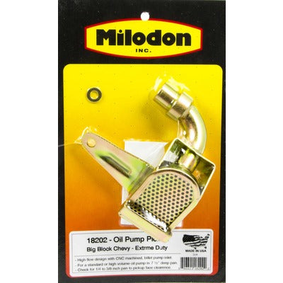 Milodon Oil Pump Pickup BBC Extreme Duty 18202