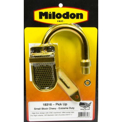 Milodon SBC Extreme Duty Oil Pump Pickup 18316