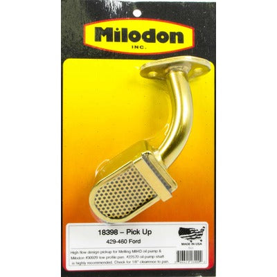 Milodon BBF Low Profile Pickup for Melling Pump 18398