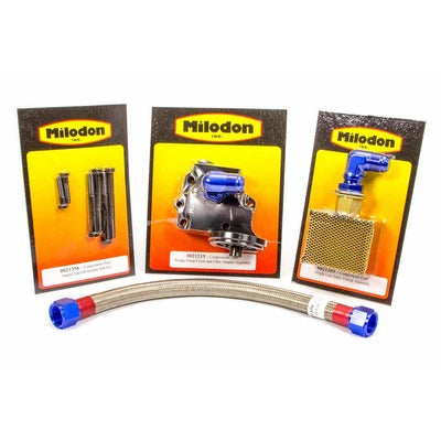 Milodon BBM Oil System Single Line Static 21010