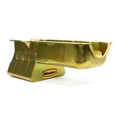 Milodon Oil Pan SBC 6qt RH Dipstick 30907