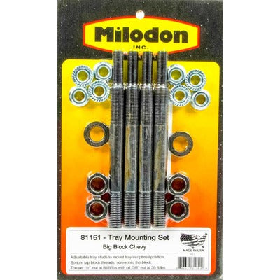 Milodon BBC Tray Install Kit 81151