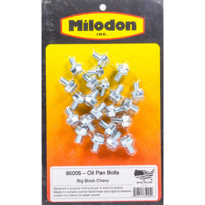 Milodon BBC Oil Pan Bolt Kit 85005