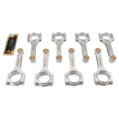 Molnar 5.700 H-Beam Rod Set SBC Lwt W/Honda Pin CH5700GAEB-SS8-A