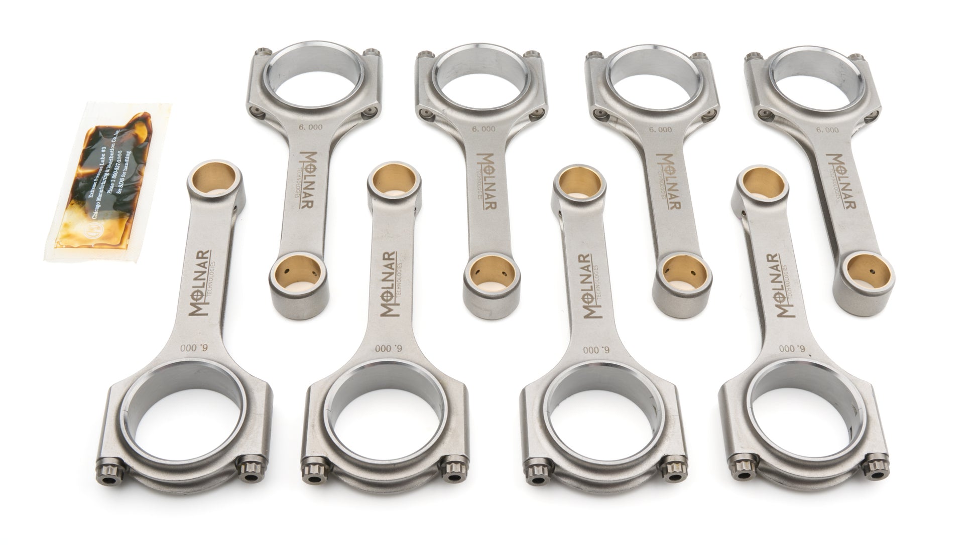 Molnar Connecting Rods, Small Block Chevy
