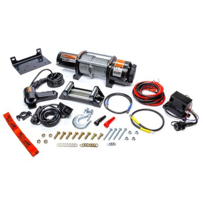 Mile Marker 5000lb Winch w/Roller Fairlead & 12' Remote 77-50120W