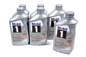 Mobil 1 15W50 Full Synthetic Motor Oil (Case of 6)