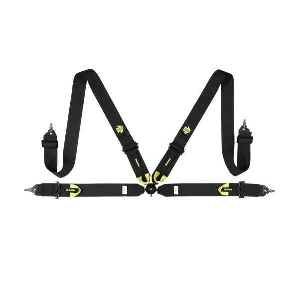 Momo Corsa 4-Point Camlock Harness (Black)