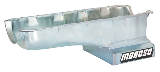 Moroso BBC Gen IV Steel Oil Pan - 6qt- GM A-Body 20412