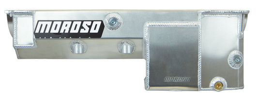 Moroso Oil Pan BBC Gen IV w/S w/Div. Tray 8" 20485