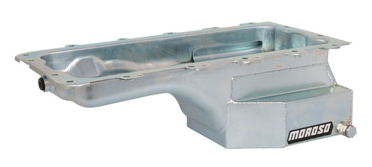 Moroso Ford 4.6L/5.4L Oil Pan 7qt. Clear Zinc Steel 20548