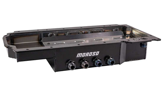 Moroso Oil Pan GM LT1 Gen-V Dry Sump 4 Pickup Steel 20617