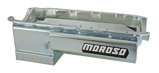 Moroso Oil Pan BBC Elim w/Partd Tray Deep F.S. 21048