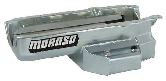 Moroso SBC C/T Oil Pan - RH Dipstick 21315