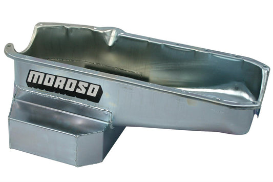 Moroso SBC C/T Oil Pan - 7qt. RH Dipstick 21317