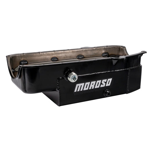 Moroso Low Ground Clearance Oil Pans with 1" Inspection Bung
