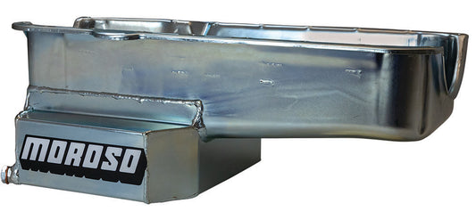 Moroso SBC RR 7qt Oil Pan w/LH Dipstick Pre-1980 21813