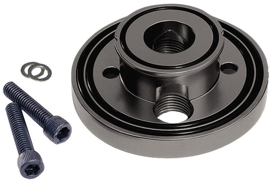 Moroso Oil Filter Block Off 23782