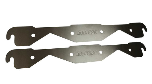 Moroso Storage Block Off Exhaust Plates SBC 23-Degree Heads 25155