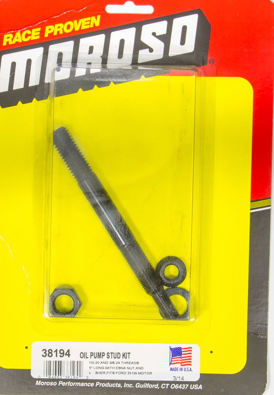 Moroso Oil Pump Stud Kit SBF 351W 38194